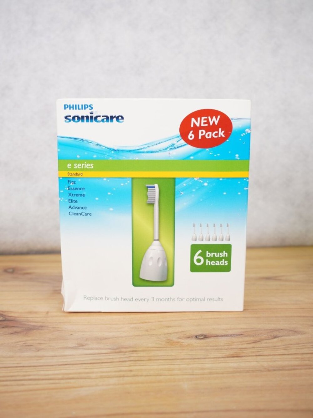 Philips Sonicare E-Series Toothbrush Replacement Heads 6-Pack HX7006 Standard